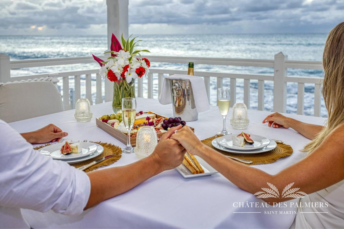 53.Location villa Chateau des Palmiers accés mer Terres Basses Saint Martin